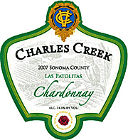 Charles Creek 2007 Las Patolitas Chardonnay